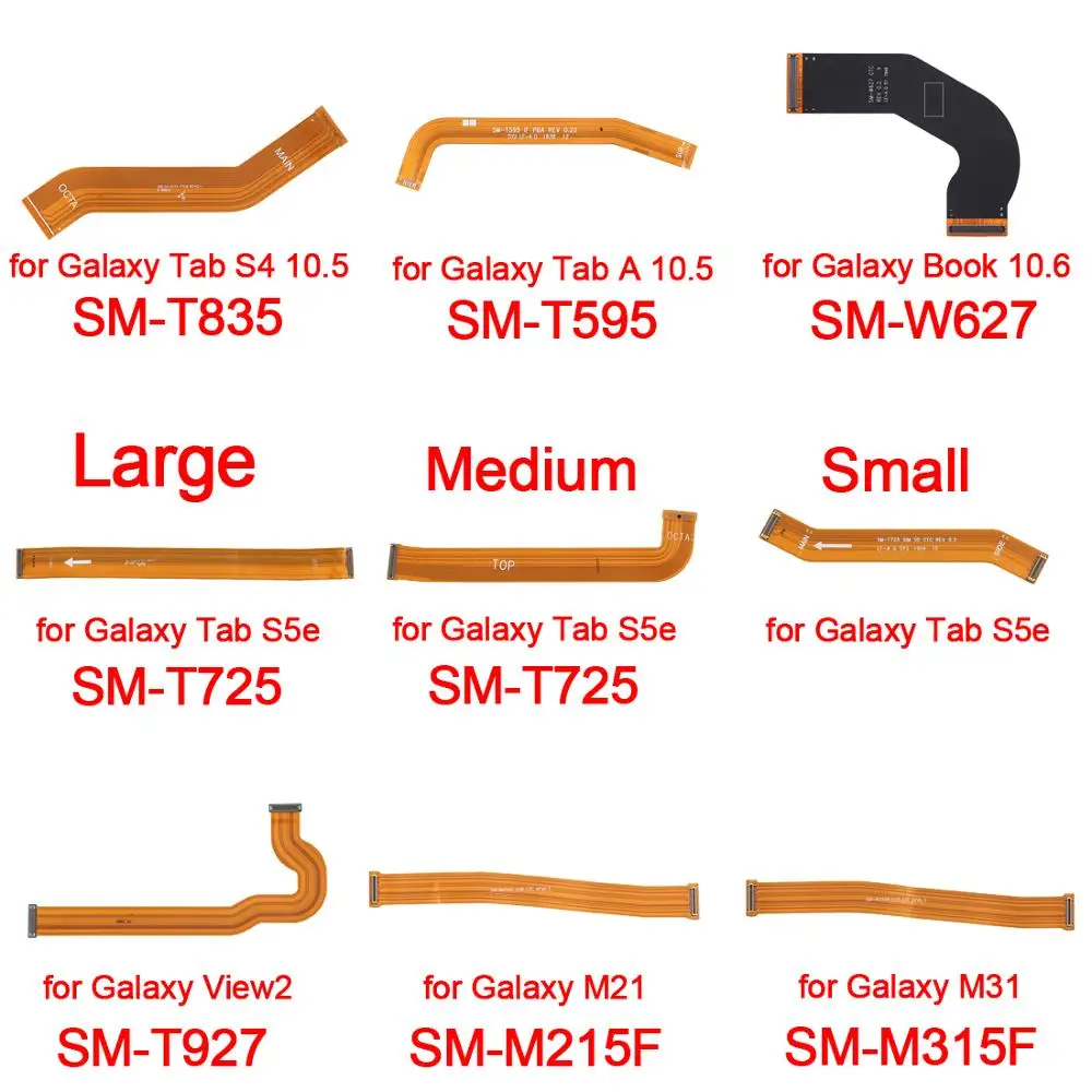 Connettore Della Scheda Madre Cavo Flessibile Per Galaxy Tab S4 10.5 Sm-T835/Tab A 10.5/Sm-T595/Book 10.6/Sm-W627/Book 10.6/Sm-W627/Tab S5E