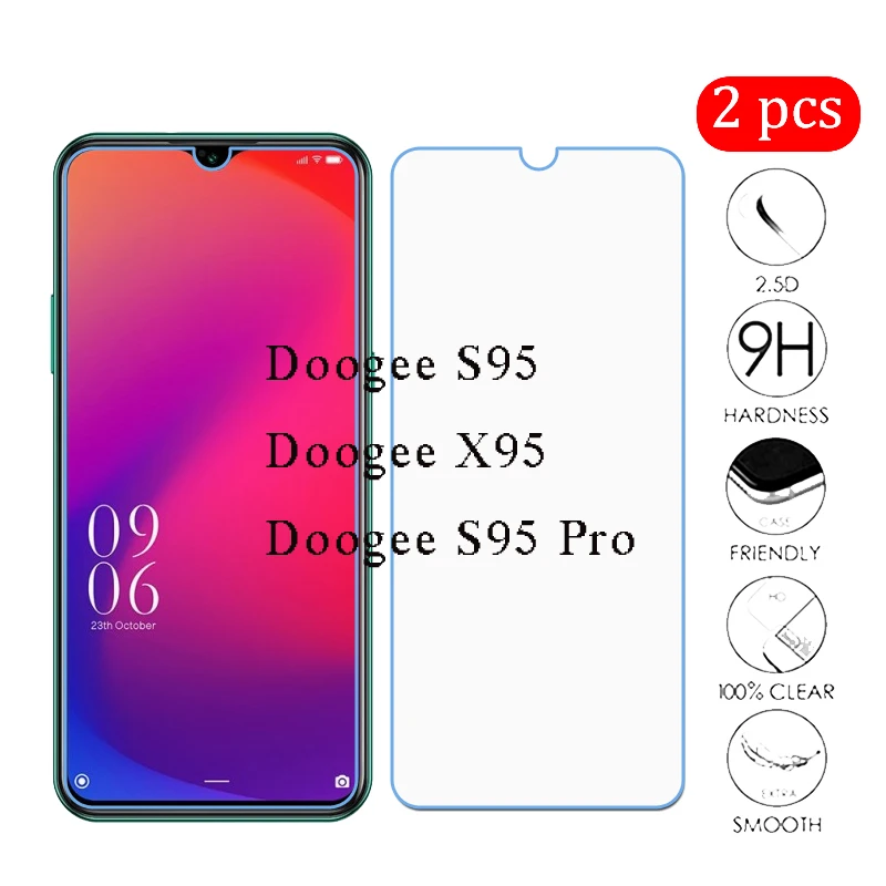 Per Doogee X95 S95 Vetro Temperato Di Protezione Pellicola A Prova Di Esplosione Protezione Dello Schermo Per Doogee S95 Pro S95Pro Vetro Di Copertura