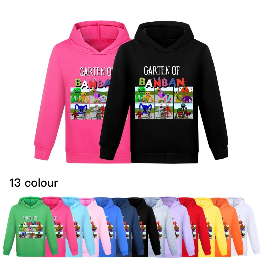 2023 Hot Game Garden Of Banban Pullover Jumper Bambini Felpe Con Cappuccio Bambini Capispalla Toddler Girls Clothes Adolescente Ragazzi Felpe