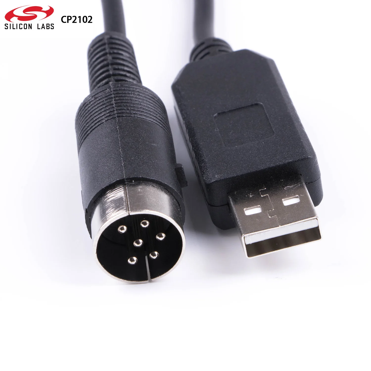 Simabs Cp2102 Usb 6Din Plug Terminal Cavo Di Programmazione Convertitore Rs232 Per Radio Kenwood Ts-450S Ts-690 Ts Ts-790 Ts-850 Id-150