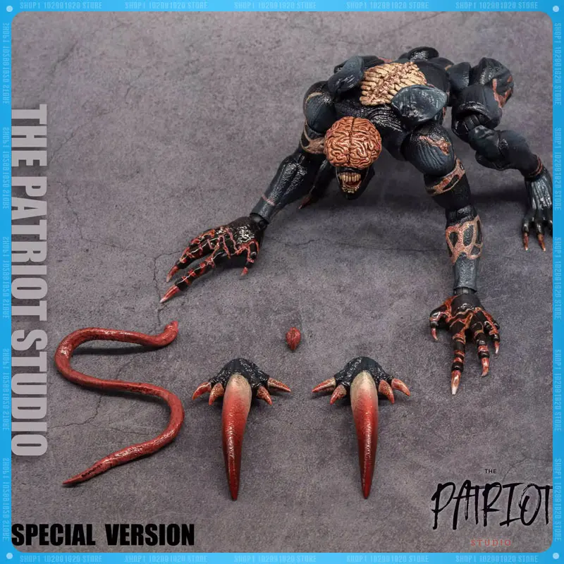 1/12 Patriot Studio Black Evolution Licker Resident Evil Monster Action Figure Model Statue Doll Collection Toy Gifts 6 Pollici