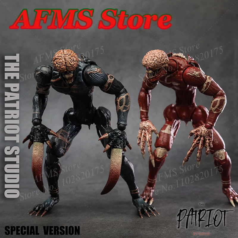 Patriot Studio Scala 1/12 Figura Da Collezione Black Evolution Licker Resident Evil Monster Set Completo Action Figure Da 6 Pollici