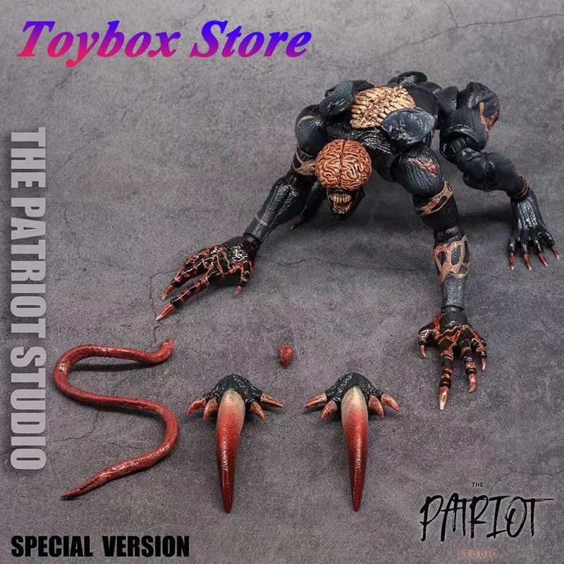 New Patriot Studio 1/12 Black Licker Monster Resident Evil B.O.W Simulazione Mini 6 "Set Completo Action Figure Fans Migliore Collezione