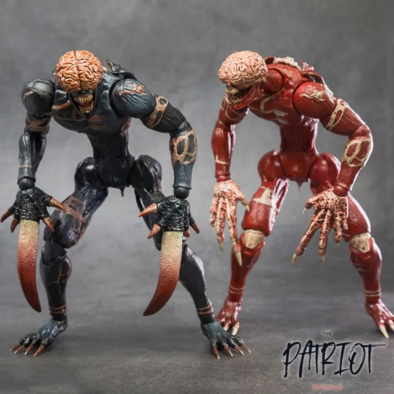 Patriot Studio Scala 1/12 Figura Da Collezione Black Evolution Licker Resident Evil Monster Set Completo Action Figure Da 6 Pollici