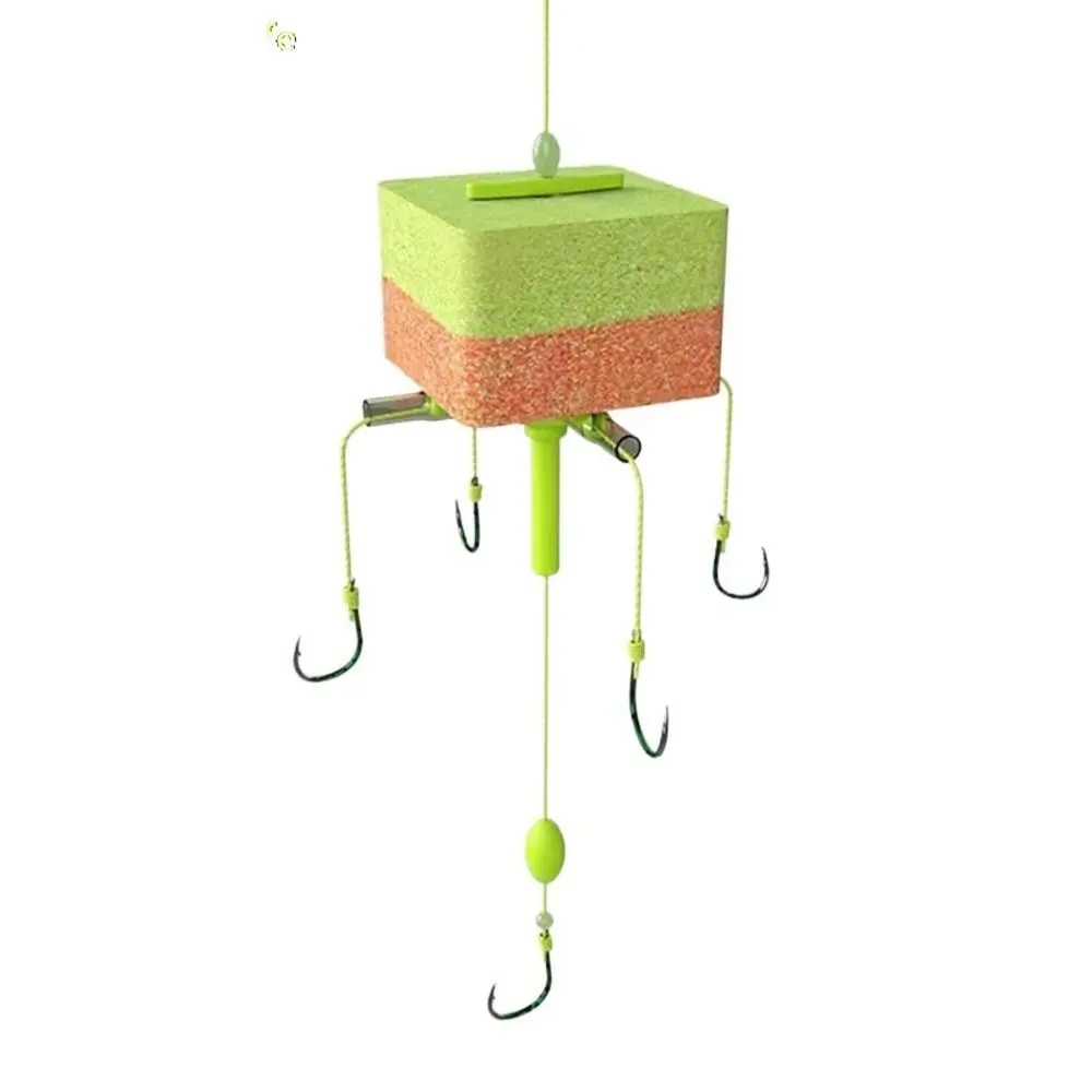New Bighead Carp Hooks Carp Flipper Hooks Five Claw Square Bait Per Carpa D'Argento E Carpa A Testa Larga