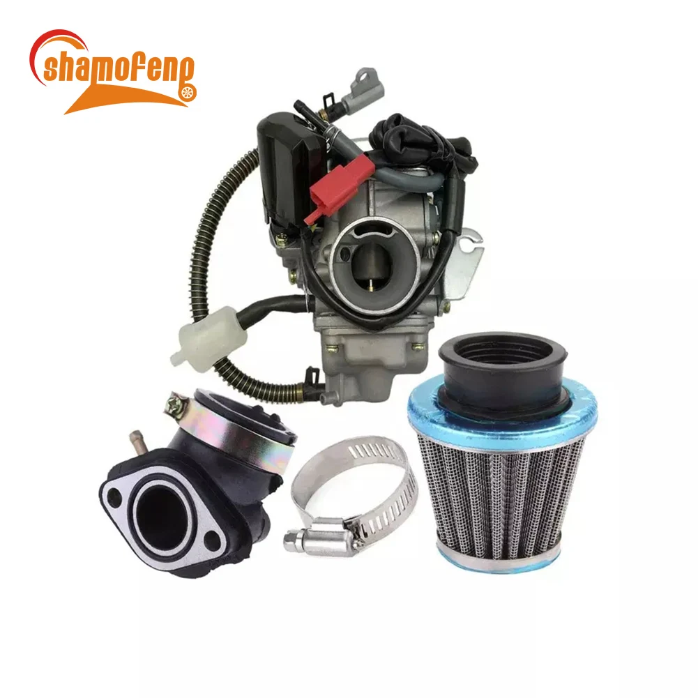Per Yamaha Honda Suzuki 110 125 150 200Cc Carburatore Universale Gy6 4 Tempi Moto Atv Go Kart Scooter Scooter 152Qmj 157Qmi