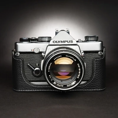 Custodia Protettiva Per Custodia Protettiva In Vera Pelle Di Vacchetta Per Fotocamera Fotografica Da Lavoro Manuale Per Olympus Om 1 Om1 Om-2 Om-3 Om4