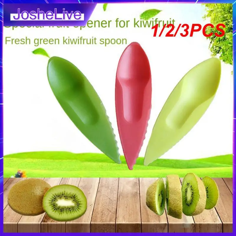 1/2/3 Pz Set Plastica Kiwi Cucchiaio 11.5*3Cm 2 In 1 Kiwi Dig Cucchiaio Scoop Candy Color Frutta Coltello Affettatrice Pelapatate Cutter