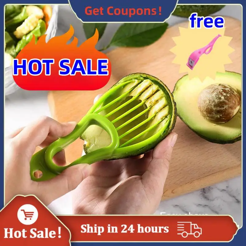 3 In 1 Avocado Cutter Karitè Corer Burro Pitaya Kiwi Pelapatate Affettatrice Banana Taglio Coltello Speciale Gadget Da Cucina Veggie Frutta Strumenti