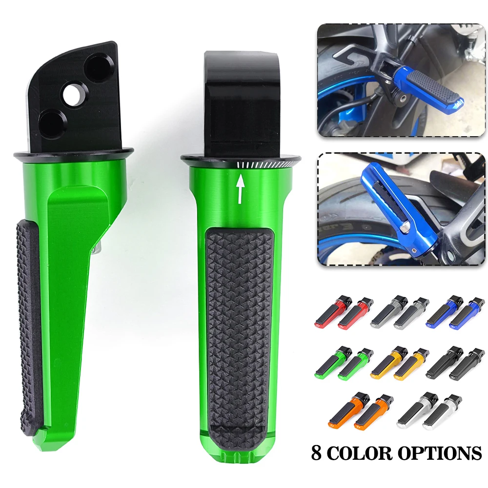 Pedane Passeggero Pedane Posteriori Per Kawasaki Z900 Z1000 Z800 Z650 Zx6R Zx10R Er6F Er6N Ninja 650 400 H2 Sx Versys 650 1000