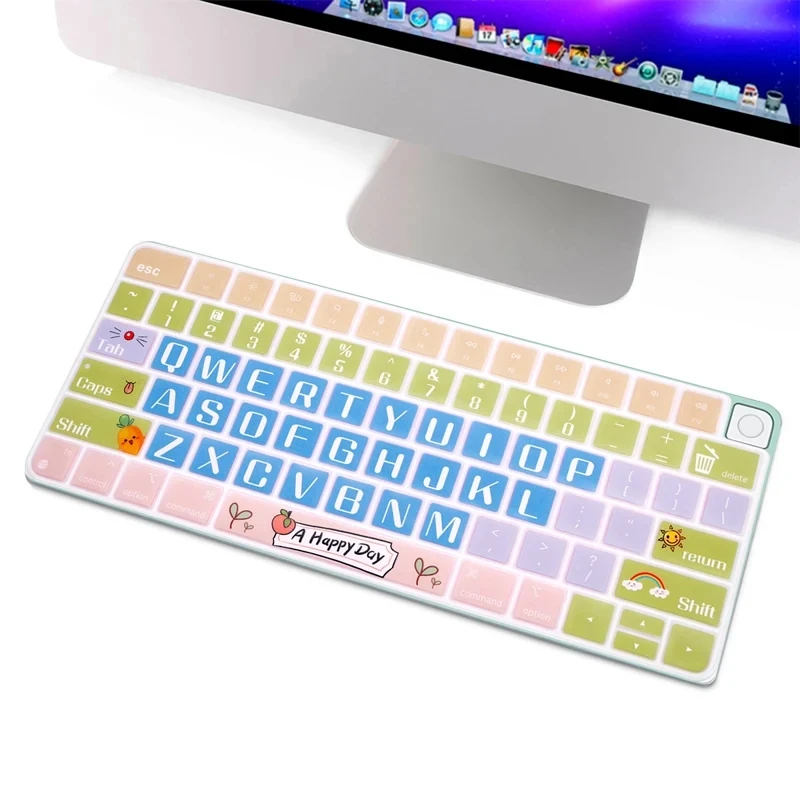 Tastiera Magica Dei Cartoni Animati Con Touch Id Layout Usa Per Chip 2021 Apple Imac 24 Pollici Euro A2449 M1 A2450