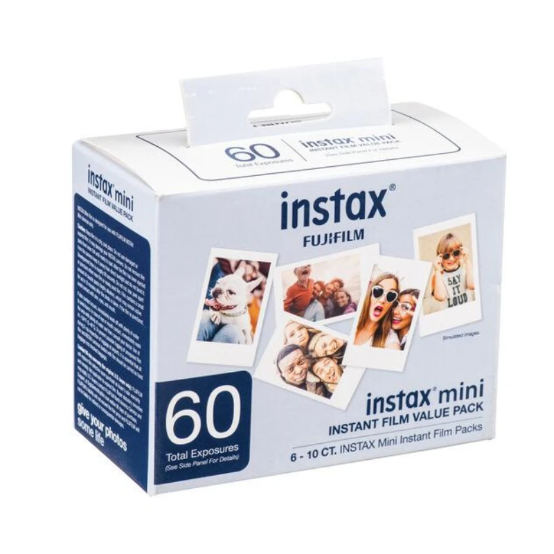Origine Fujifilm Instax Mini Film 60 Fogli Per Fotocamere Istantanee Fuji Instax Mini 12 11 9 40 70 90 Link 2 Evo Instax Film Paper