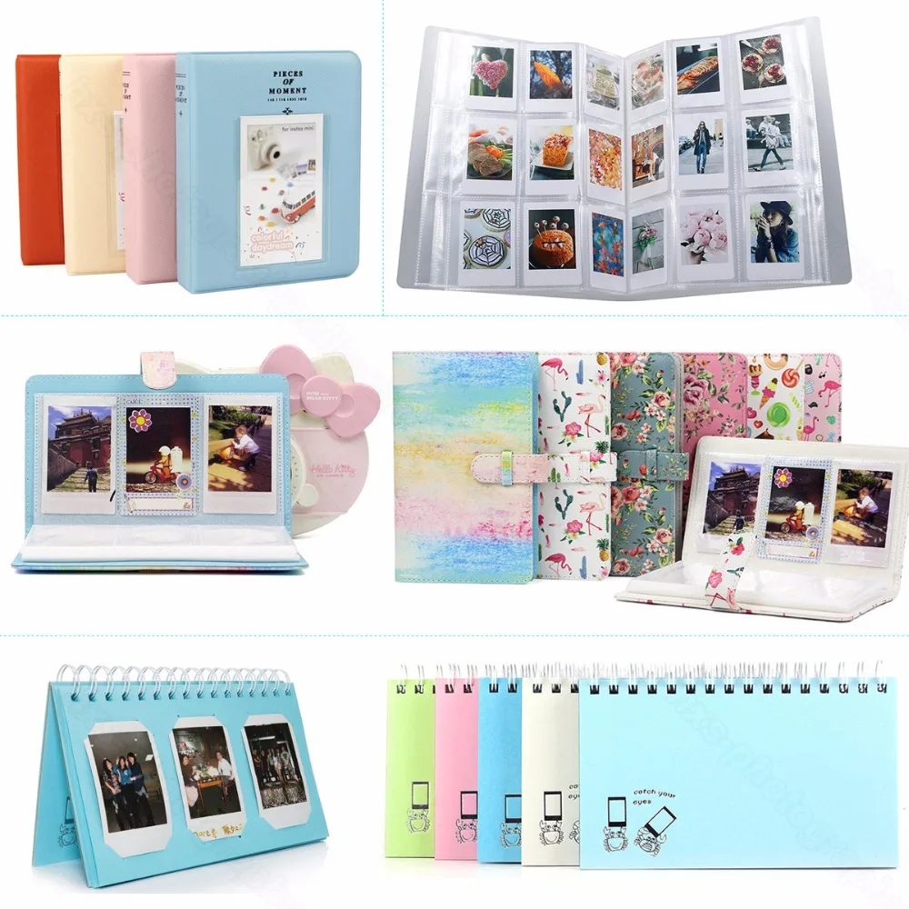 Album Per Fujifilm Instax Mini 11 8 9 70 7S 25 26 50S 90 Film, Pringo P231, Instax Condividi Sp-2, Polaroid Pic-300 Z2300 Film