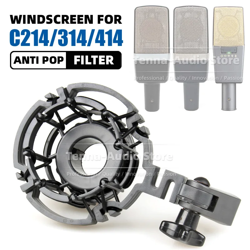 Supporto Per Microfono A Sospensione Supporto Antiurto Per Akg C214 C314 C414 C 214 314 414 Xls Xlii Uls Xl Ii Isolamento Supporto Per Microfono Antiu