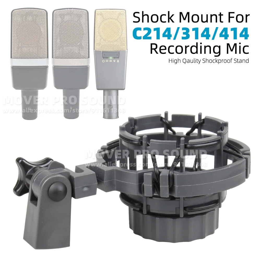 Per Akg C214 C314 C414 C 214 314 414 B Eb Xls Xlii Uls Microfono Shock Mount Sospensione Mic Stand Anti Vibrazione Spider Holder