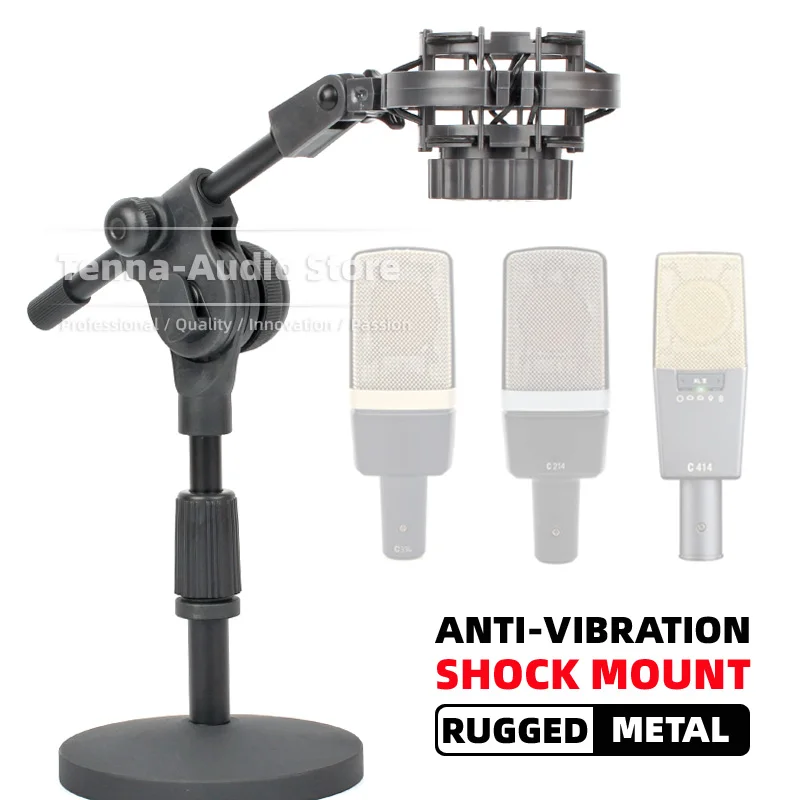 Supporto Da Tavolo Per Microfono Con Supporto Antiurto Spider Shock Mount Clip Antiurto Per Akg C214 C314 C414 C 214 314 414 Supporto Per Microfono