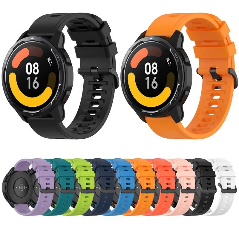 Cinturino Per Xiaomi Watch S1 Active/Color 2 Cinturino In Silicone Correa Bracciale Per Polar Vantage M/Amazfit Pace/Honor Magic Watch 2