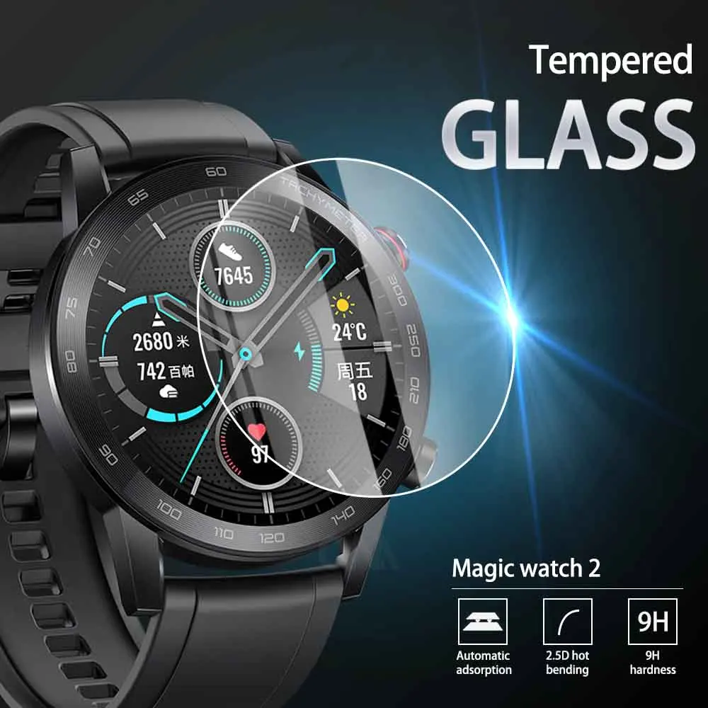 9H Premium Vetro Temperato Per Honor Magic Watch 2 46Mm Smart Watch Pellicola Protettiva Per Schermo Accessori Per Honor Watch Magic2