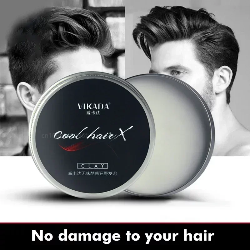 Hair Clay Strong Hold Matte Hair Styling Wax Men Hair Styling Fango Non Grasso Styling Daily Clay High Strong Creme Para Cabelos