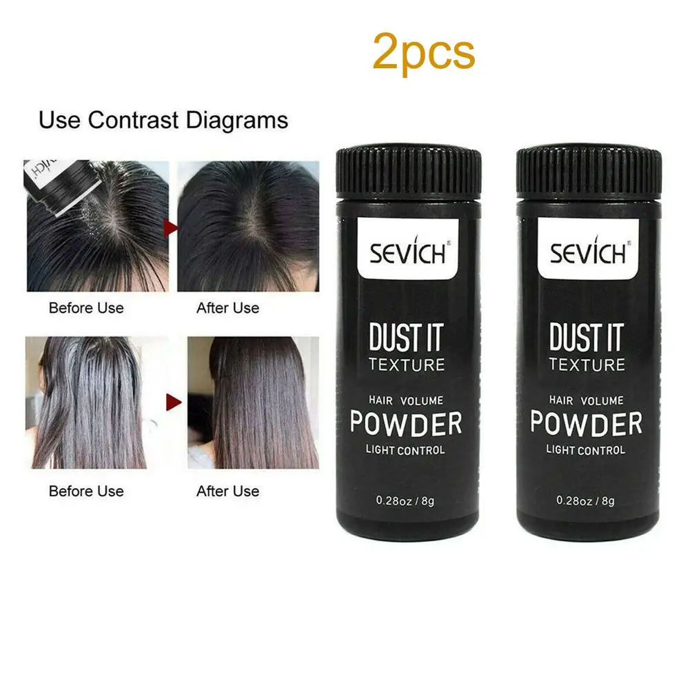 2X Sevich Hair Texturizer Powder Fluffy Powder Aumenta Il Volume Dei Capelli Istantaneamente Polvere Per Capelli Soffice A Lunga Durata Per Lo Styling