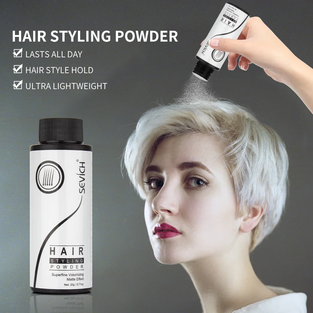 Sevich Unisex Dust It Hair Powder Spray Fluffy Thin Hair Powder Aumenta Il Volume Dei Capelli Taglio Di Capelli Modellazione Styling Lacca Per Capelli