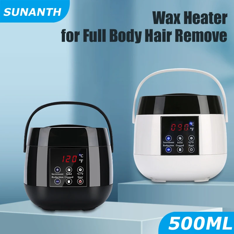 500Ml Big Wax Heater Pot Per La Depilazione Cera-Melt Depilatoria Epilatore Macchina Ceretta Paraffina Riscaldatore Cera Fagioli Riscaldamento