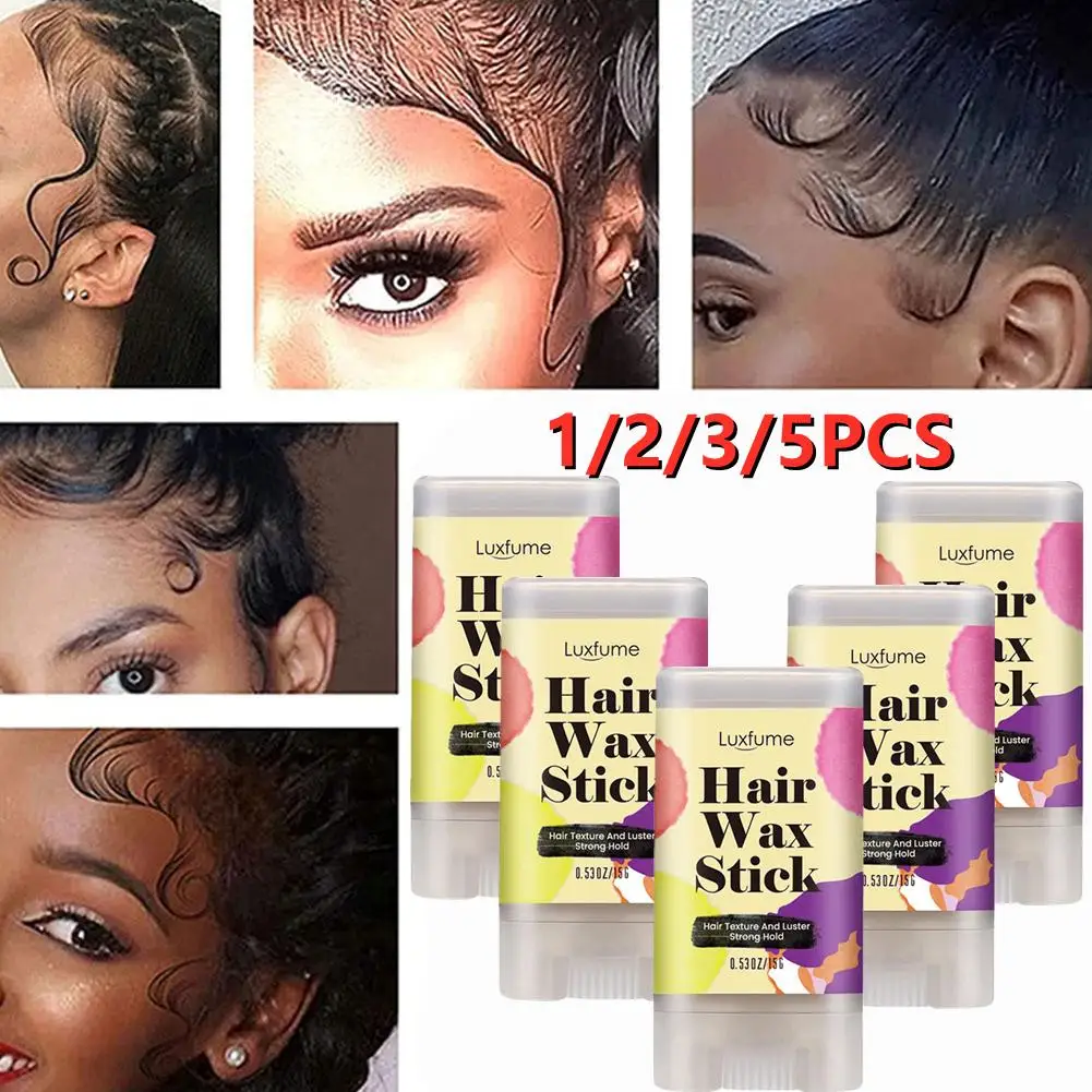 Lotto Mirtillo Hair Wax Stick Hair Styling Wax Stick Hair Moulding Stick Portatile Non Grasso Hair Wax Edge Capelli Ricci Capelli Crespi