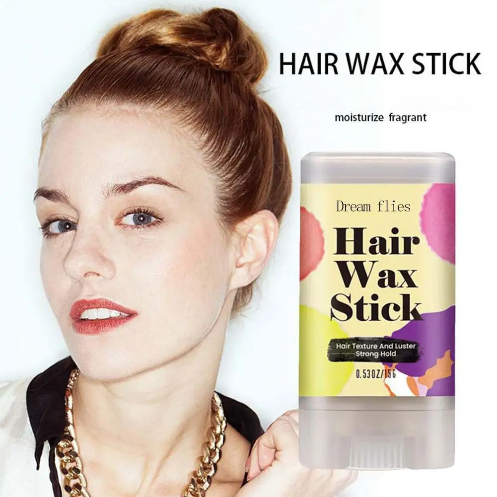 15G Hair Artefatto Hair Wax Stick Gel Cream Styling Hair Cream Fixed Fluffy Non Grasso Bambini Uomini E Donne Styling Wax