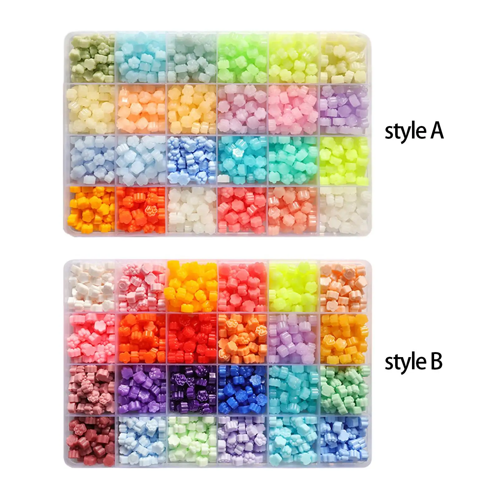 1200X Cat Claw Sealing Wax Beads 24 Grids Kit Di Particelle Di Decorazione Per Il Ringraziamento Xmas Invitation Card Principianti Craft Making
