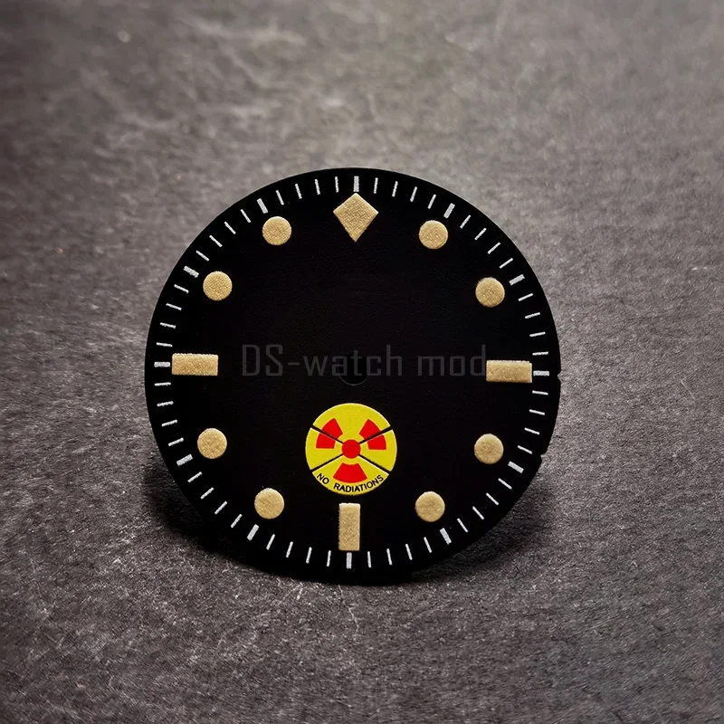 Quadrante Opaco Mod Bp Fifty-Fathoms No Radiations Nh35 Skx007 Skx009 Nh36 Movimento 28.5Mm