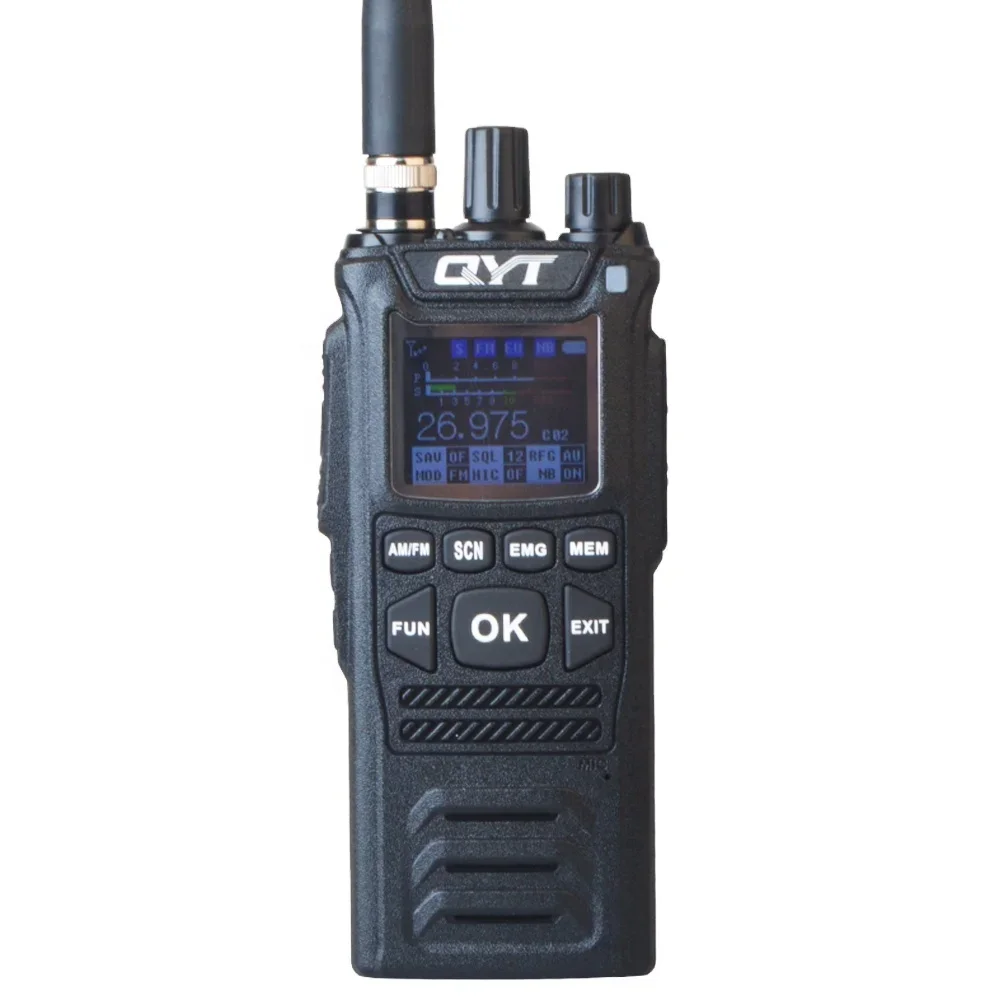 Qyt Set Completo Di Walkie-Talkie Portatili Cb-27 Cb 26 Cb-58 Schermo Lcd Banda Citizen A Onde Corte