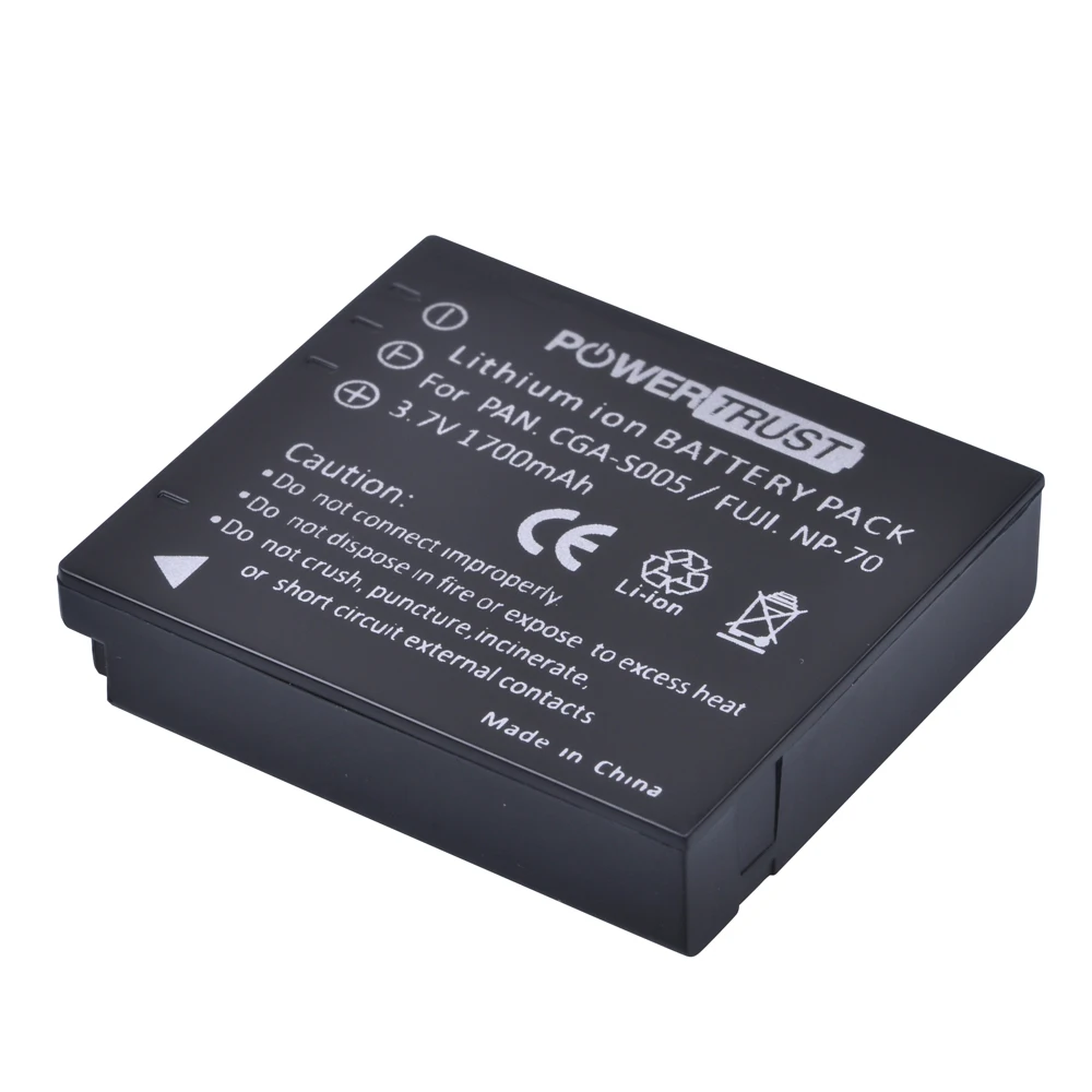 Cga-S005 Cgas005 Batteria Per Panasonic Cga-S005E Cgr-S005 Lumix Dmc-Lx1 Dmc-Lx2 Dmc-Lx3 Dmc-Fx01 Fx07 Dmc-Fx1