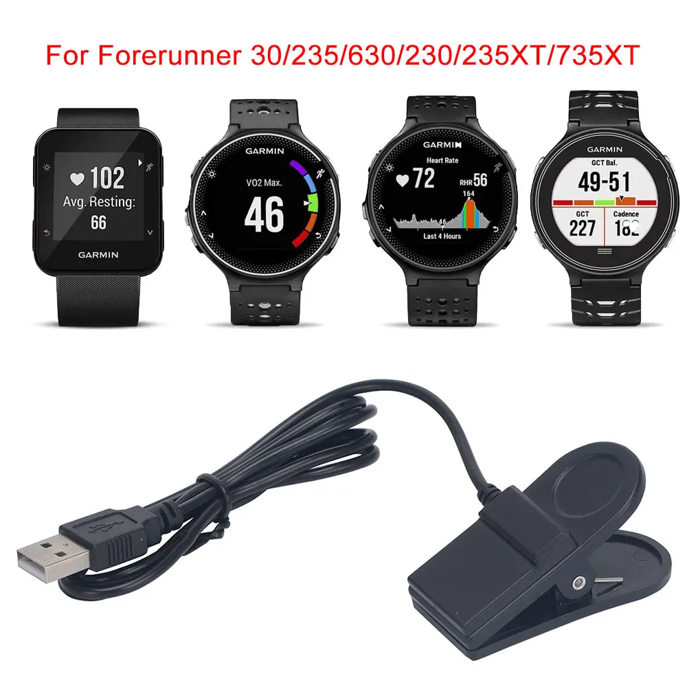 Clip Di Ricarica Per Garmin Forerunner 235 230 Dati Del Cavo Del Caricabatterie Per Forerunner 35/30/645/645 Music/735Xt Approccio S20 Orologio Gps