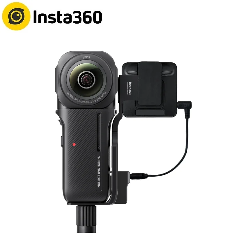 Insta360 One Rs 1-Inch 360 Edition Staffa Per Microfono Invisibile (Per Rende Wireless Go And Go Ii) Adattatore Per Microfono Insta 360 Accessori