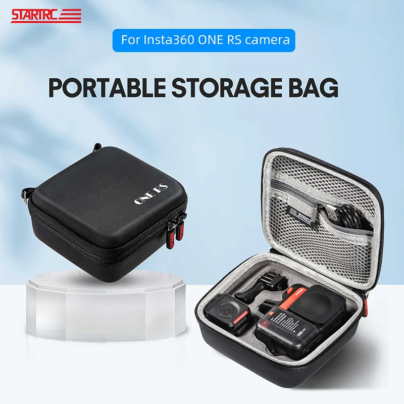 Mini Borsa Portaoggetti Per Insta360 One Rs Custodia Protettiva Rigida Per Insta 360 One Rs Accessori Per Action Cam Panoramic