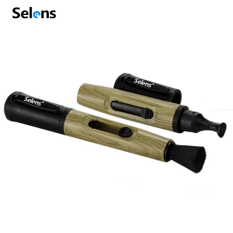 Selens Lens Cleaner Pen Dslr Vcr Camera Lens Filter Strumento Per La Pulizia Della Polvere Con Spazzola Retrattile Per Sony Fujifilm Nikon Canon