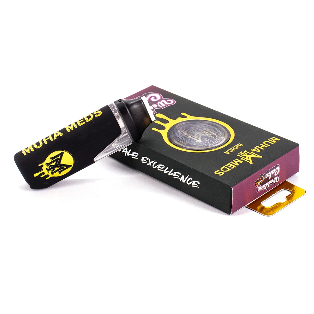 5 Pz Muha Meds Vape Penne Vuoto Pod Ricaricabile 2Ml Vapes Cartuccia 320Mah Batteria Ceramica Bobina Vaporizzatore Con Scatole Imballaggio
