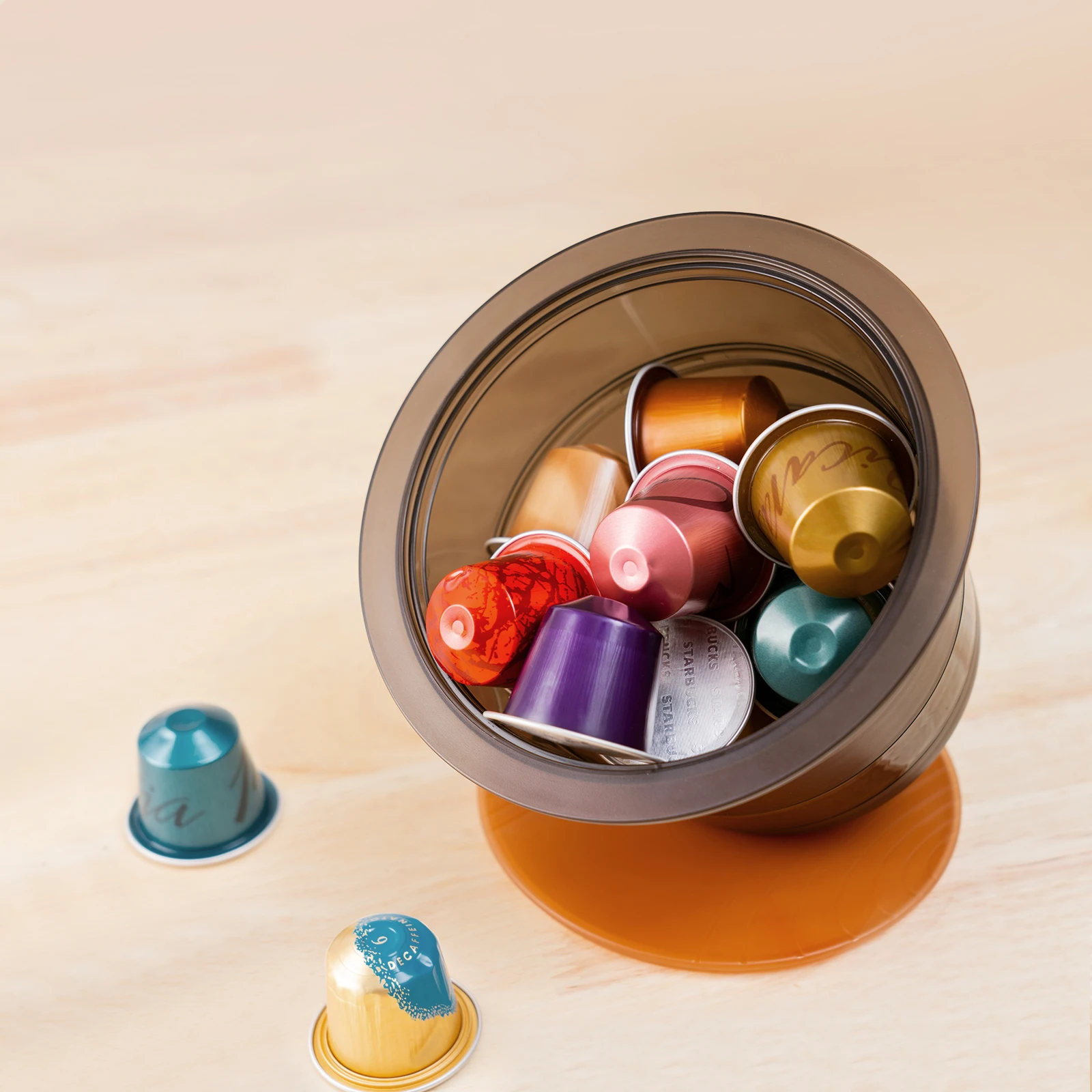 Portacapsule Caffè Nespresso Vertuoline Dolce Gusto Pods Organizer Storage Box Contenitore Per Bustina Di Tè/Dispenser Per Bustine Di Zucchero