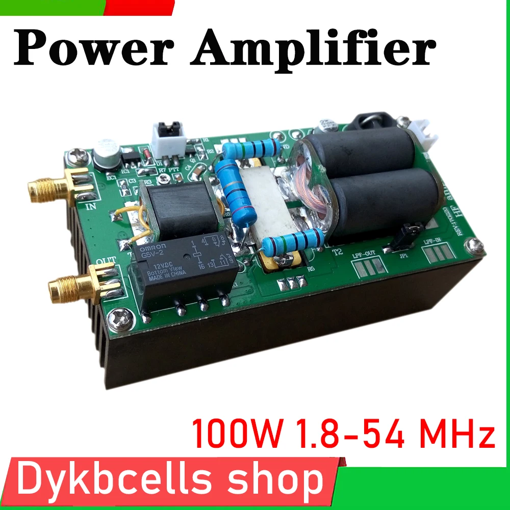 1.8-54 Mhz Hf Power Amplifie Minipa 100W Ssb Linear Per Yaesu Ft-817 Kx3 + Heastink Cw Am Fm Ham Radio Amplificatore A Onde Corte
