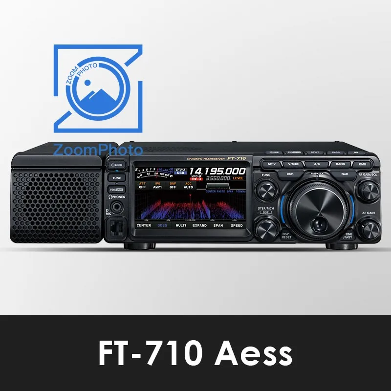 Originale Ft-710 Aess Field 50Mhz 100W Ricetrasmettitore Hf Hf Sdr Radio Mobile Con Altoparlante Sp-40 Sp-40 Altoparlante Per Yaesu