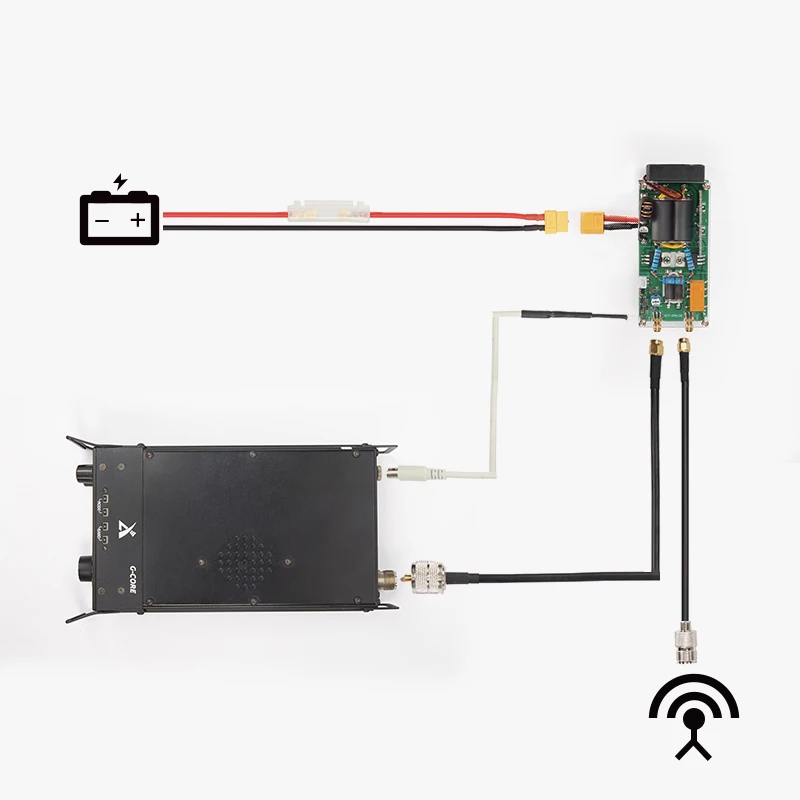 Amplificatore Di Potenza Hf Assemblato 100W 3-30Mhz F Qrp Yaesu Ft-817 Kx3 818 Ssb Cw Am Xiegu G90 X5105