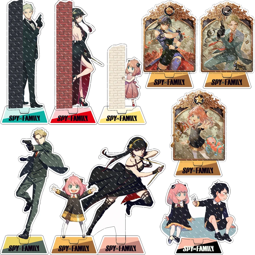 Anime Spy X Family Figure Supporto Acrilico Twilight Loid Forger Yor Forger Anya Forger Model Plate Collection Cartoon Fans Gifts