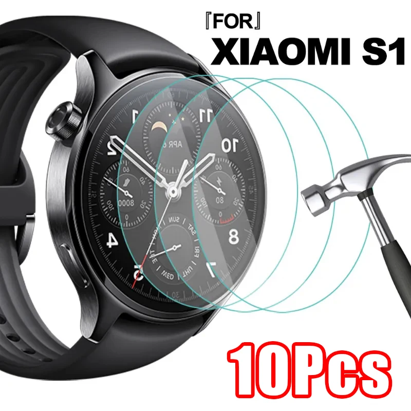Vetro Temperato Per Xiaomi S1/S1 Pro/S1 Active Cover Hd Screen Protector Pellicola Antigraffio Per Mi Watch S1 Pro Active Accessories