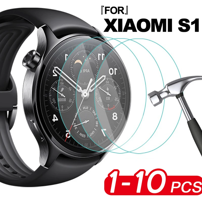 Vetro Temperato Per Xiaomi S1/S1 Pro/S1 Active Cover Hd Screen Protector Pellicola Antigraffio Per Mi Watch S1 Pro Active Accessories