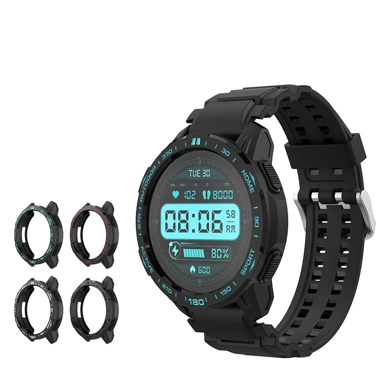 Sikai Custodia E Cinturino Bundle Per Xiaomi Mi Watch Color 2 Cinturino In Tpu Accessori Per Braccialetti Cover Armatura Paraurti Per Mi Watch S1 Atti