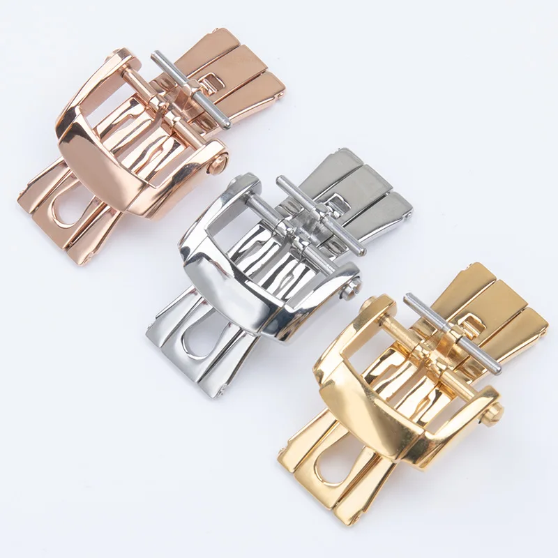 Per Patek Philip Watch Buckle Nautilus Fibbia Ad Ago Fibbia A Farfalla Fibbia Pieghevole In Pp Silverclasp18Mm