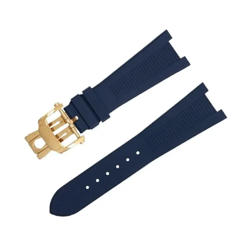 Pcavo Per Nautilus Watchband 5711/5712 Original Interface Wristband 25-12Mmper Patek Philip Fkm Fluororubber Cinturini