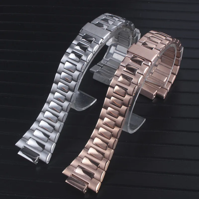 Bracciale Orologio In Argento Da 25Mm Per Cinturino Fit Patek Philip Nautilus 5711 5712 5726