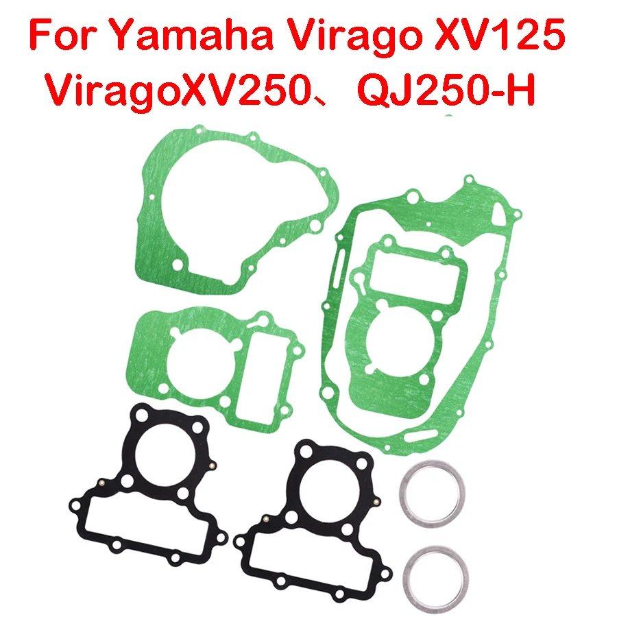 Yecnecty 1 Del Motociclo Del Pacchetto Della Pieno Cilindro Kit Guarnizioni Motore Parti Del Motore Revisione Pad Tappetini Per Yamaha Virago Xv125 Xv