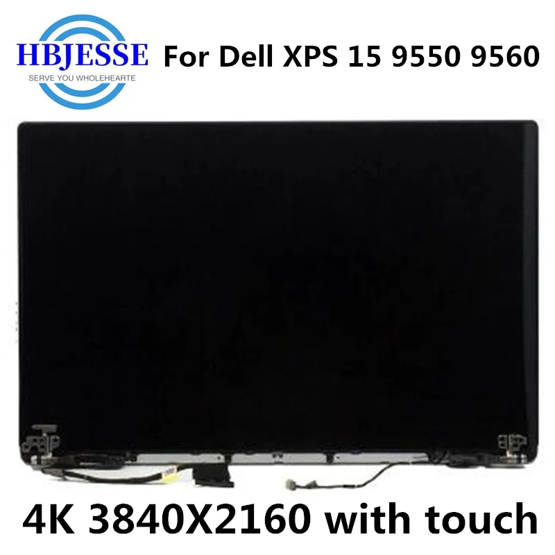 Nuovo Originale 15.6 "Per Dell Xps 15 9550 9560 Lcd Touch Screen Assembly 3840*2160 4K Xps 9550 9560 Display